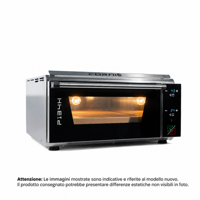 P134H 509 PRO | Forno elettrico RIGENERATO a camera bassa | Acciaio INOX | 509°C