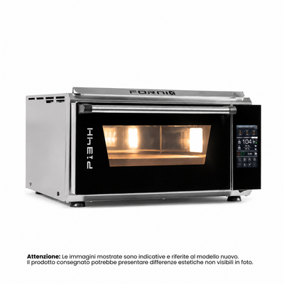P134H 509E Extra Power | Forno elettrico RIGENERATO con display touch | Camera 9cm | Acciaio INOX | 509°C