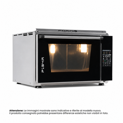 P134A 399E | Forno elettrico RIGENERATO con display touch | Camera 20cm | Acciaio INOX | 399°C