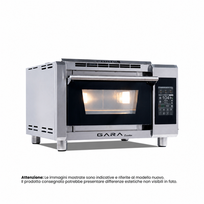 P134GE | Forno elettrico RIGENERATO con display touch | Camera 13,5cm | Acciaio INOX | 550°C