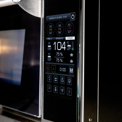 P134GE | Forno elettrico RIGENERATO con display touch | Camera 13,5cm | Acciaio INOX | 550°C